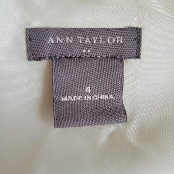 Ann Taylor Strapless 100% Silk Floral Dress Size 4 - Picture 4 of 4